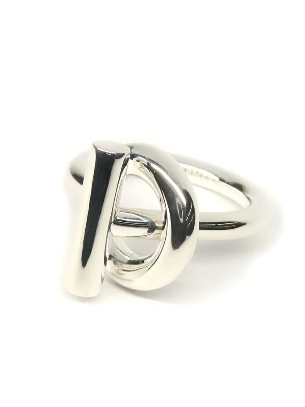 Hermes Echappee MM Ring 54 Star Silver